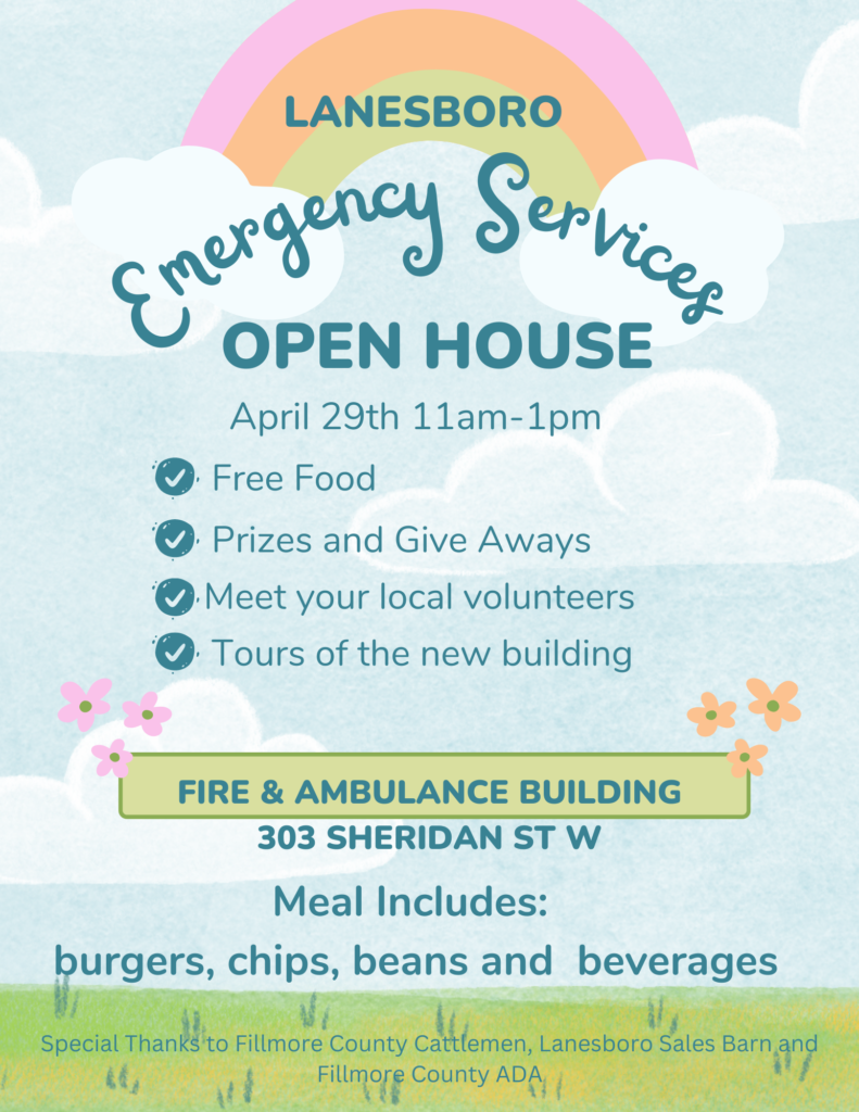 Emergency Services Open House City of Lanesboro