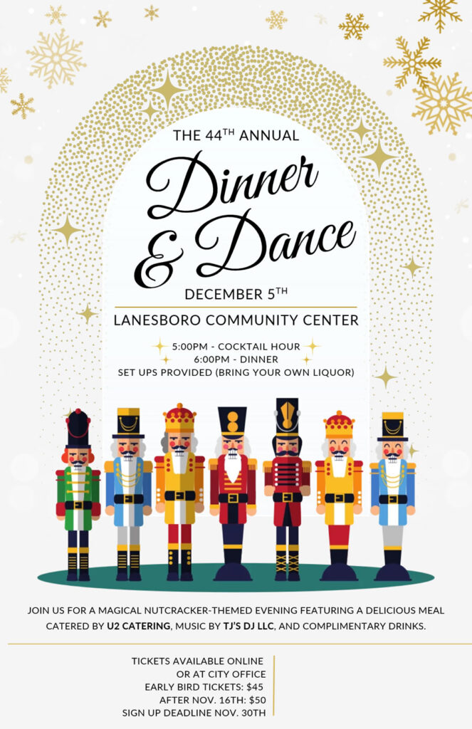 Dinner and Dance Flyer